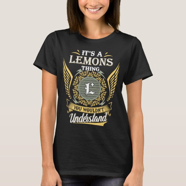 T-shirt C'est un citron qu'on ne pouvait pas comprendre (Devant)