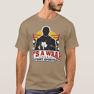 T-shirt C'est un combat de wrap sports ami