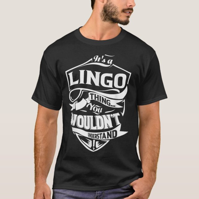 T-shirt C'Est Un Don De Chose Lingo (Devant)