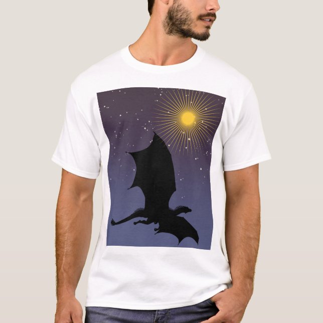 T-shirt C'est un Dragon, ce n'est pas votre imagination (Devant)