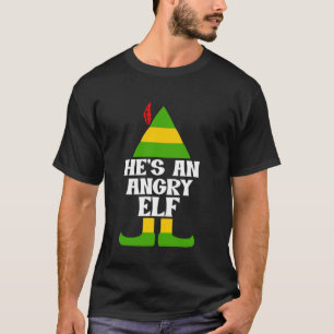 T-shirt C'est un elfe en colère drôle design