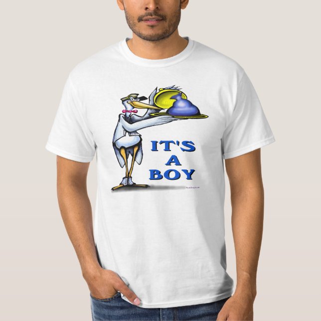 T-shirt C'est un garçon (Devant)