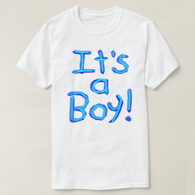 T-shirt C'est un garçon ! (Design devant)