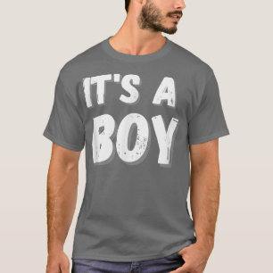 T-shirt C'est un garçon Baby shower Adoption Genre Reveal