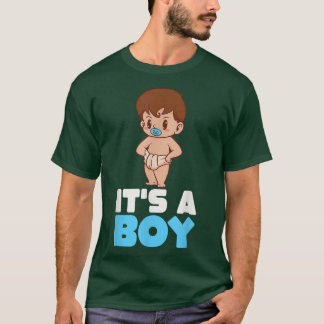 T-shirt C'est un garçon Baby shower de révélation de genre