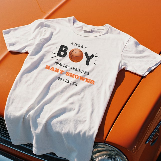 T-shirt C'est un garçon ! Cérémonie de bébé mixte sur le t (Créateur téléchargé)