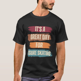 T-shirt C'est un grand jour pour le patinage artistique