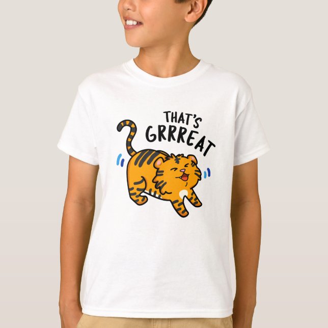 T-shirt C'est un gros jeu de tigre (Devant)