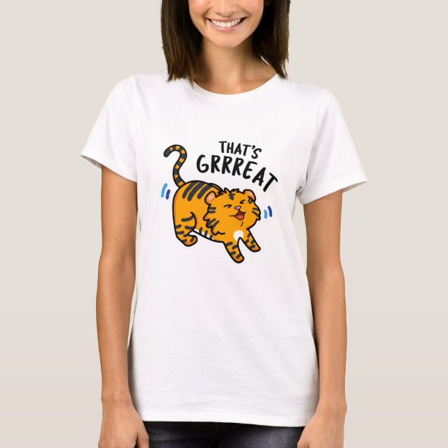 T-shirt C'est un gros jeu de tigre (Devant)