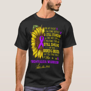 T-shirt C'Est Un Guerrier Fibromyalgique C'Est Moi