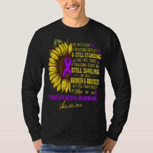 T-shirt C'Est Un Guerrier Fibromyalgique C'Est Moi