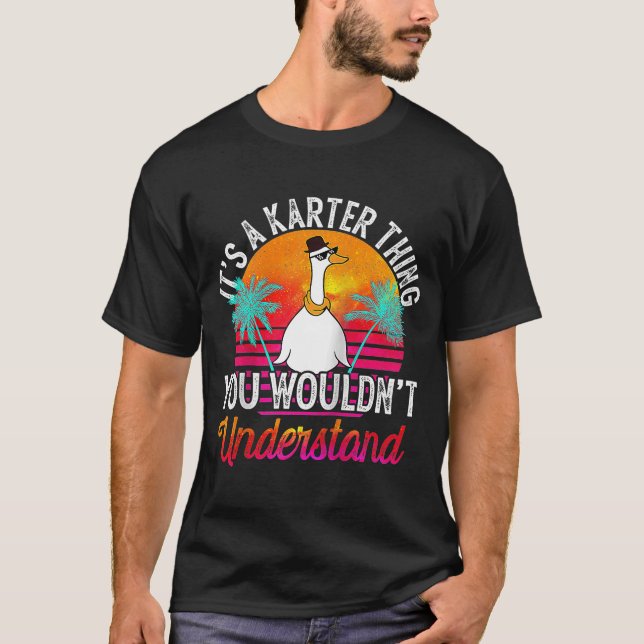 T-shirt C'est un Karter que tu ne comprendrais pas Karte (Devant)