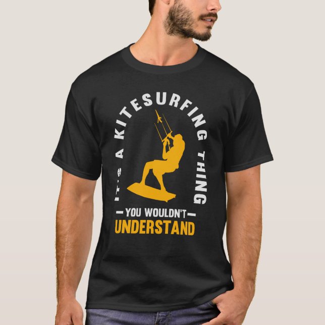 T-shirt C'est un Kitesurf Thing - Kitesurf (Devant)