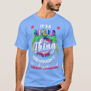 T-shirt C'est un MAIA ThingTie Dye MAIA Nom