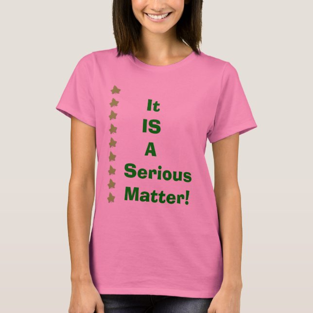 T-shirt C'EST   un Matière-VOTE   sérieux ! (Devant)