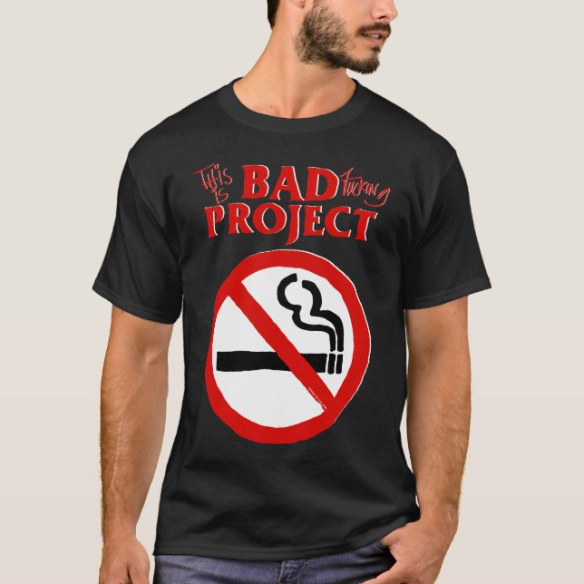 T-shirt C'est un mauvais projet (Devant)
