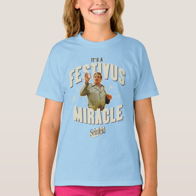 T-shirt C'est un Miracle de Festivus (Devant)