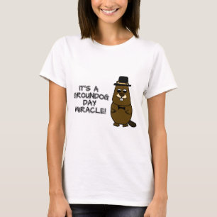 T-shirt C'est un miracle du jour des marmottes