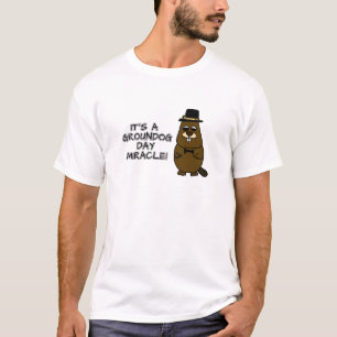 T-shirt C'est un miracle du jour des marmottes