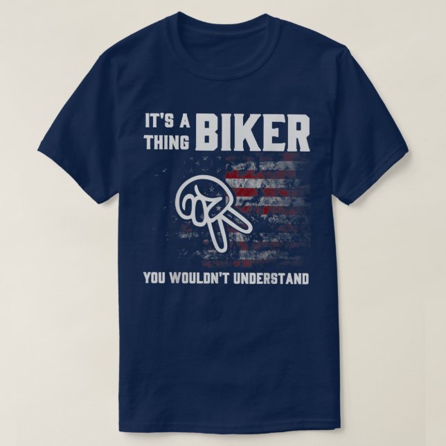 T-shirt C'est un motard que vous ne comprendriez pas (Design devant)