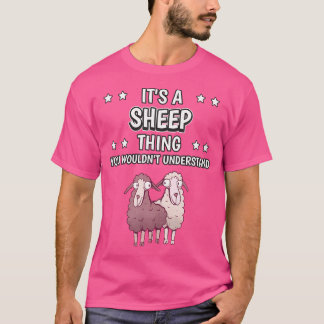 T-shirt C'Est Un Mouton Drôle Citation Mouton