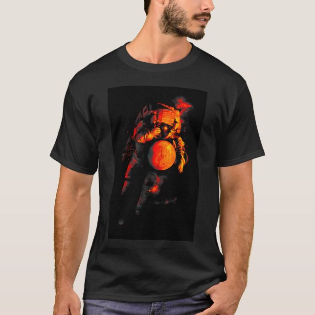 T-shirt C'est un petit monde après tout (Mars) (Devant)