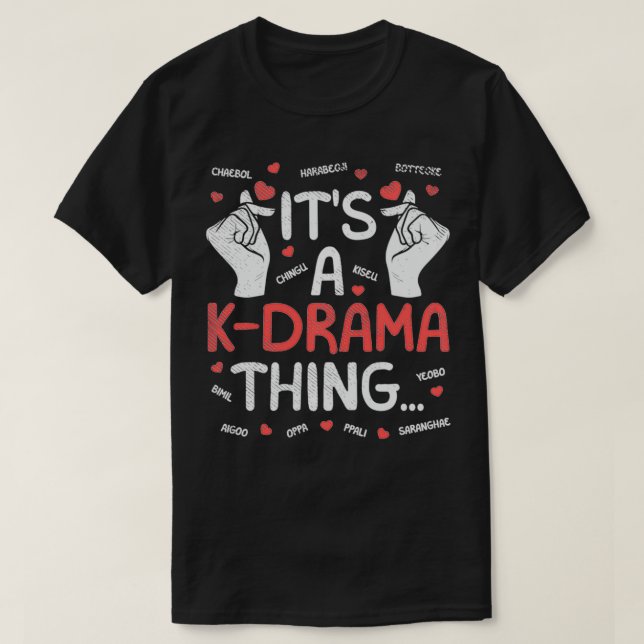 T-shirt C'est un pull KDrama  (Design devant)