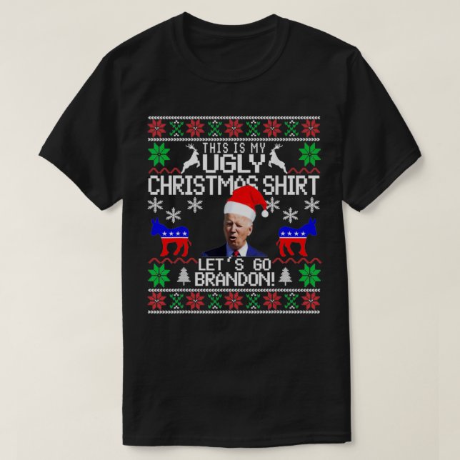 T-shirt C'est un pull moche Joe Biden Harris Jill (Design devant)