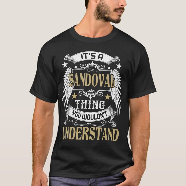 T-shirt C'est un SANDOVAL que vous ne comprendriez pas nom (Devant)