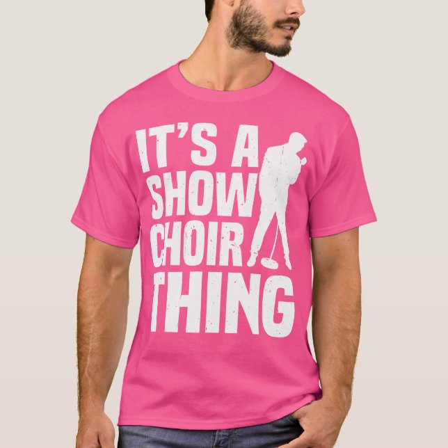 T-shirt C'Est Un Spectacle Chorale Chorale Chant Opéra (Devant)