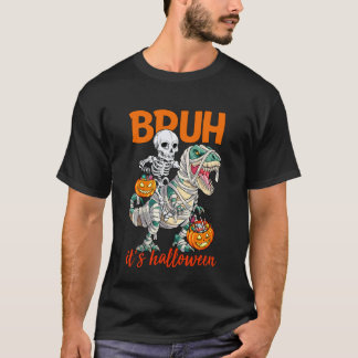 T-shirt C'est un squelette de Halloween 2019 à cheval sur 