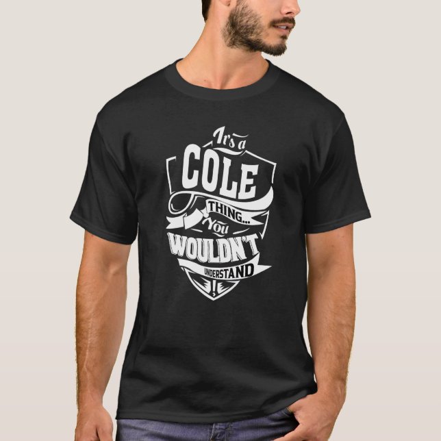T-shirt C'est un truc de Cole (Devant)