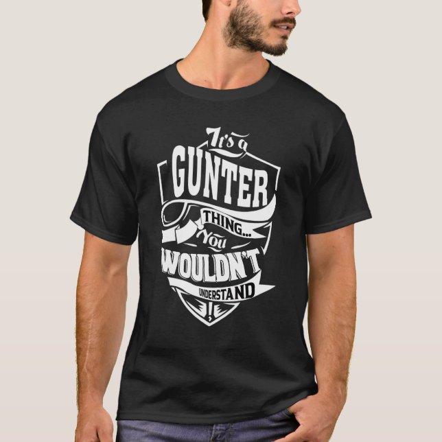 T-shirt C'est un truc de Gunter (Devant)