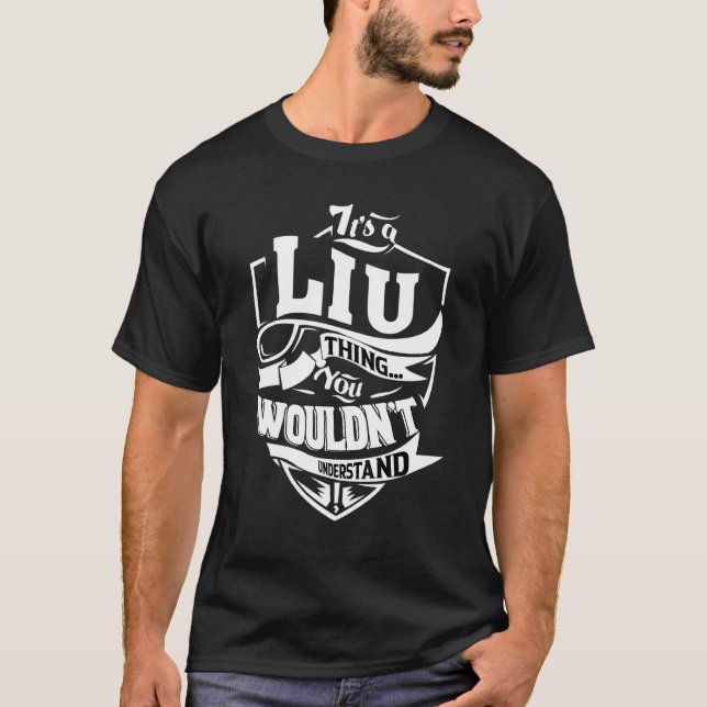 T-shirt C'est un truc de Liu (Devant)