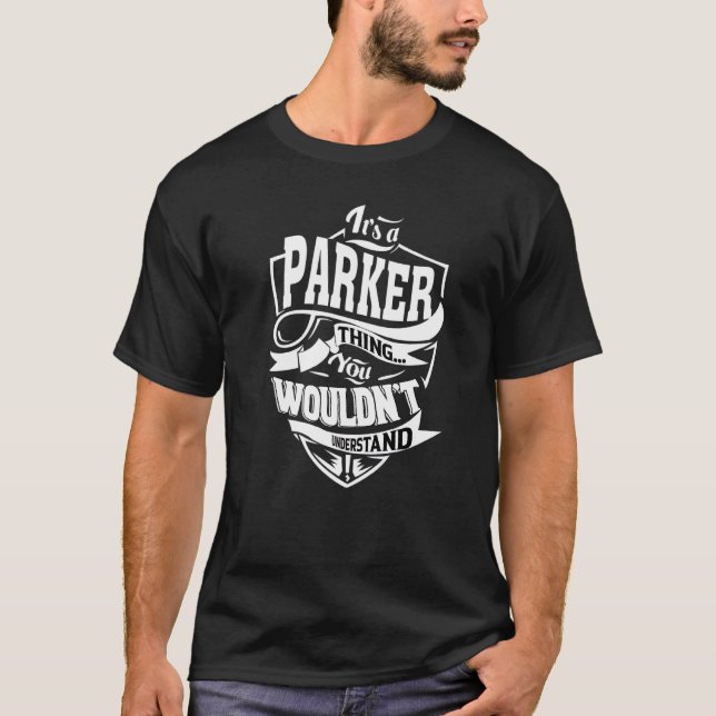 T-shirt C'est un truc de Parker (Devant)