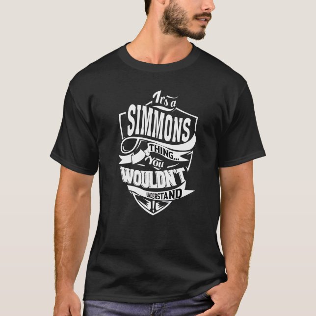 T-shirt C'est un truc de Simmons (Devant)