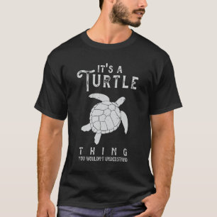 T-shirt C'est un truc de tortue drôle Tortues de mer