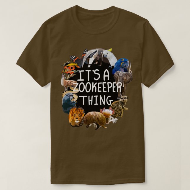 T-shirt C'est un truc de Zookeeper (Design devant)