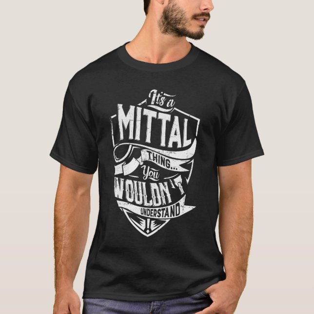 T-shirt C'est un truc MITTAL, vous ne comprendriez pas (Devant)