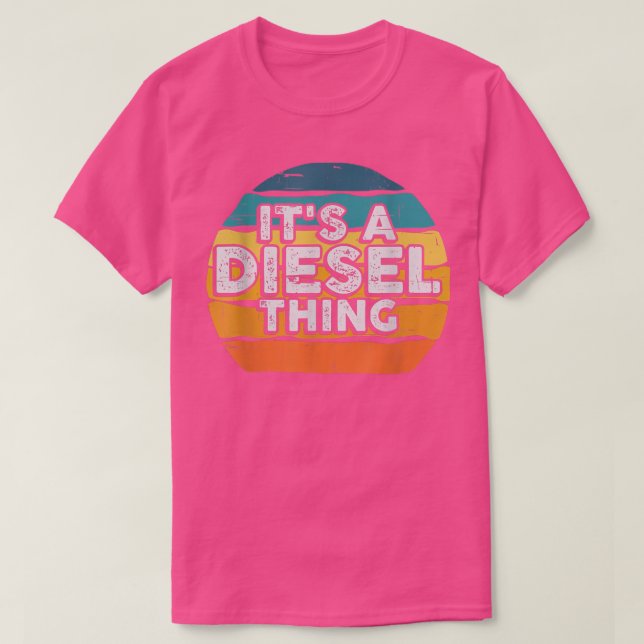 T-shirt C'Est Un Ventilateur De Camion Monster Diesel Thin (Design devant)
