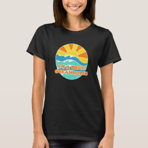 T-shirt C'Est Un Véritable Bum D'Été De Plage Océanique