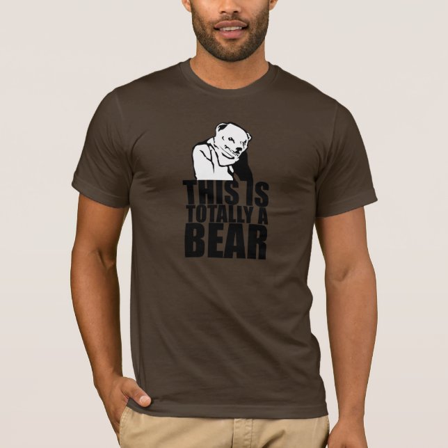 T-shirt C'est un vrai ours (Devant)