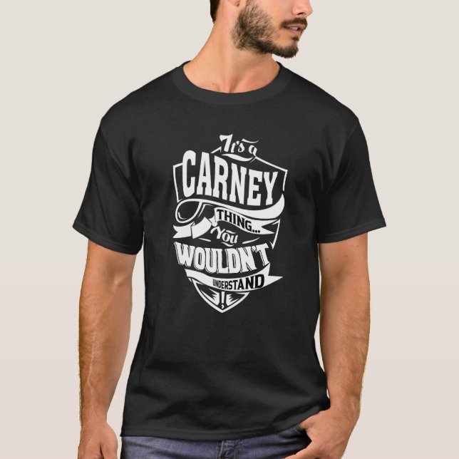 T-shirt C'est une affaire Carney (Devant)