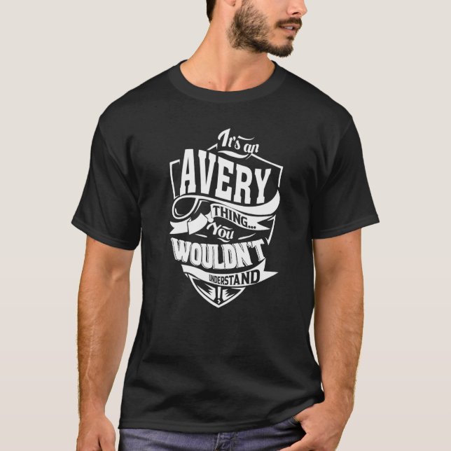 T-shirt C'est une affaire d'Avery (Devant)