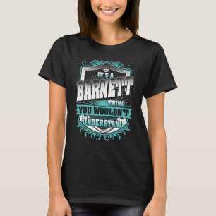 T-shirt C'est une affaire de Barnett que vous ne comprendr