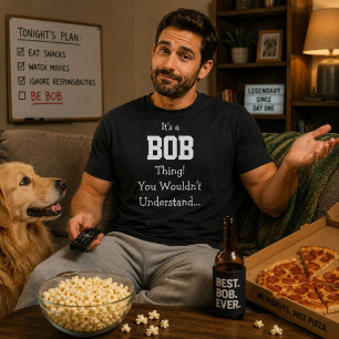 T-shirt C'est une affaire de Bob idée cadeau drôle pour la