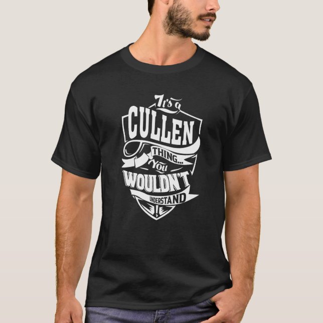 T-shirt C'est une affaire de Cullen (Devant)