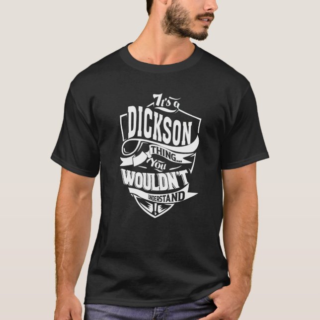 T-shirt C'est une affaire de Dickson (Devant)