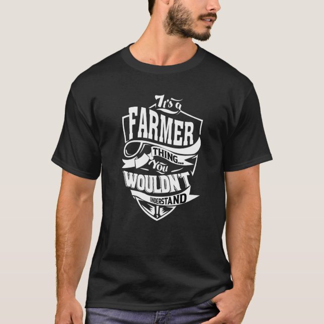 T-shirt C'est une affaire de fermier (Devant)
