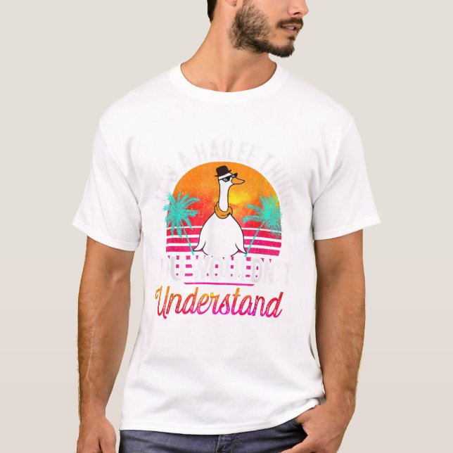 T-shirt C'est une affaire de Hailee, vous ne comprendriez  (Devant)